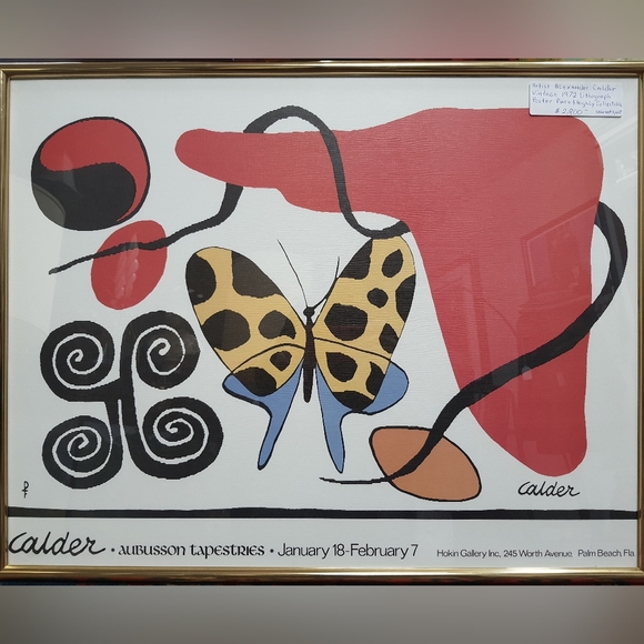 Artist Alexander Calder Vintage 1972